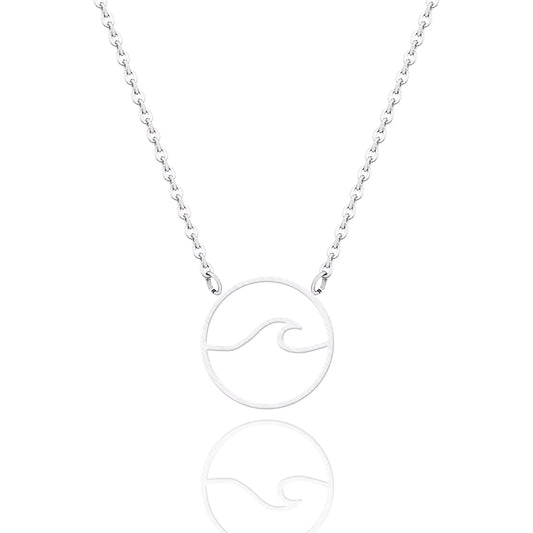 Summer Wave Stainless Steel Chain